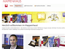 Tablet Screenshot of mappenhaus.de